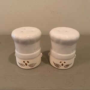 Vintage Chef Face Salt And Pepper Shakers